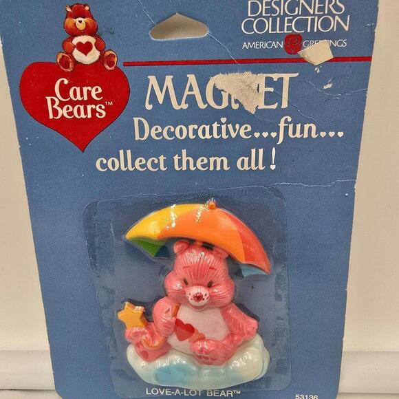 1980's‎ Care Bears Magnet Love-A-Lot Bear - Picture 2 of 7